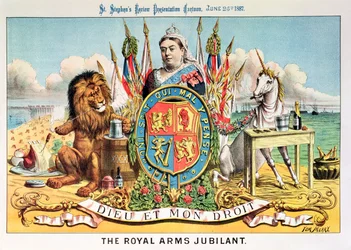 The Royal Arms Jubilant, fra 